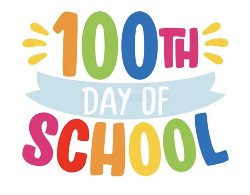 100th Day of School Clipart